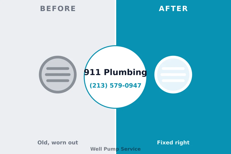 Before and after: plumbing repair Priceville, AL